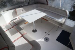 Spacious cockpit seating area
