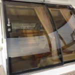 Curved patio style door access
