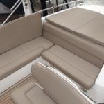 Flybridge seating and sunpad