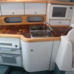 Galley to port