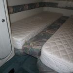 Good size mid cabin with twin doubles