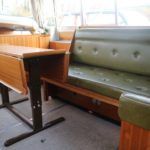 L-Shaped saloon seating