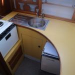 Galley to starboard