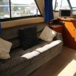 Saloon seating to port