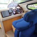 Well equipped interior helm