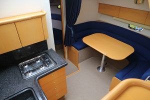 Dining area and galley