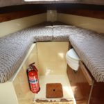 hidden toilet inside yacht